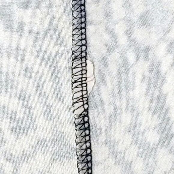 Salaam Black White Retro 90s Fit Flare Babydoll Tunic Dress Top Womens Small - Picture 6 of 7